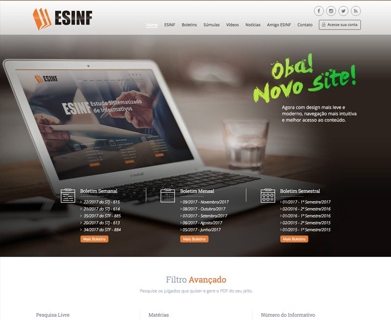 Projeto esinf.com.br