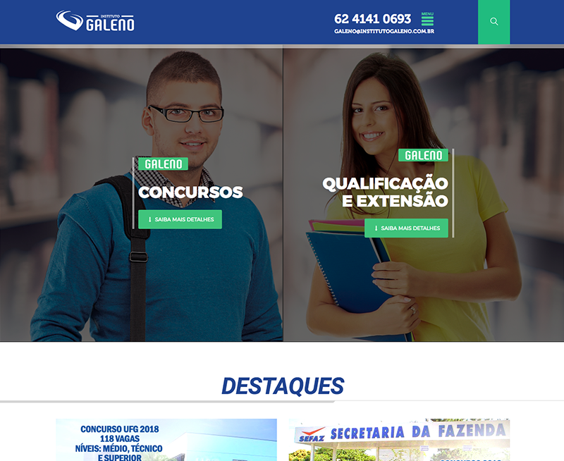 Projeto institutogaleno.com.br