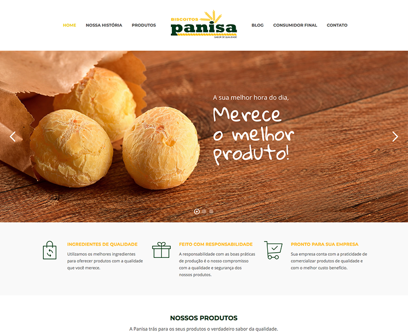 Projeto panisa-alimentos.com.br