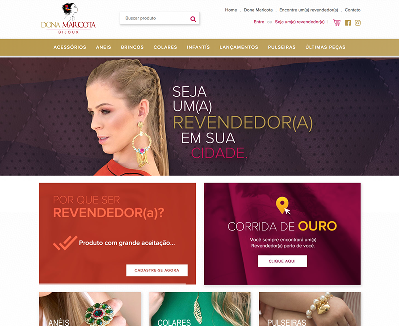 Projeto donamaricotabijoux.com.br