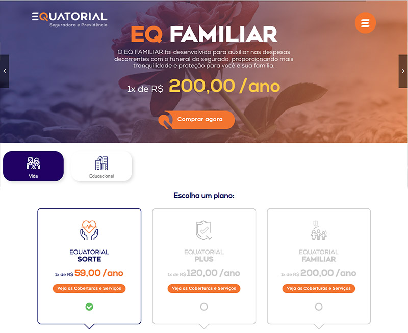 Projeto eqseguros.com.br