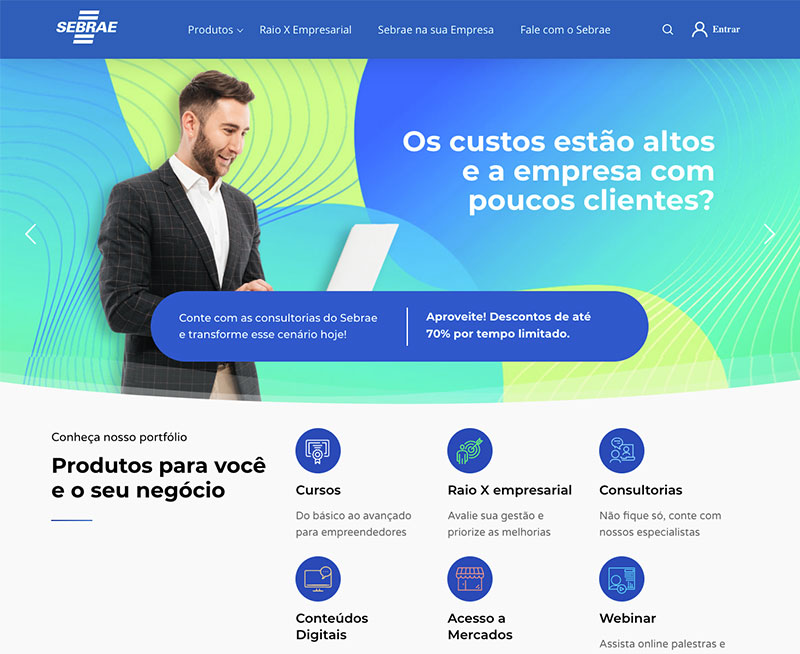 Projeto vitrine.sebraego.com.br