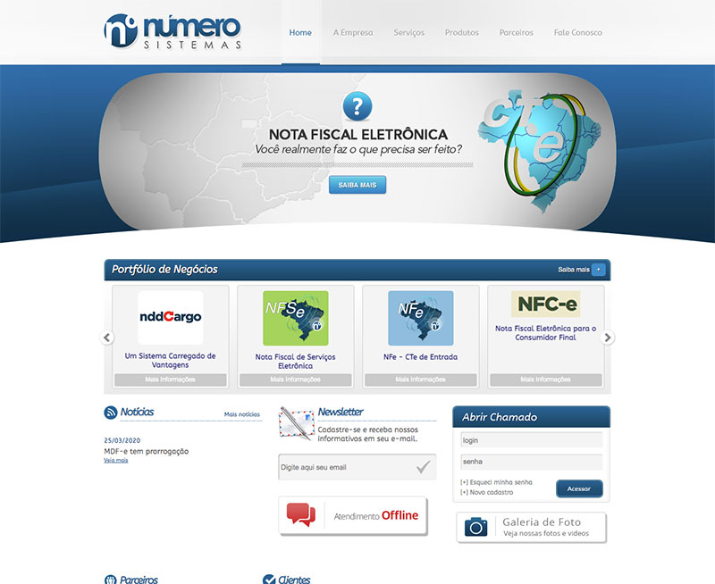 Projeto numerosistemas.com.br