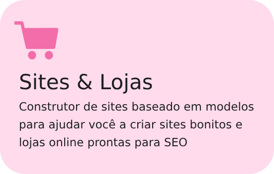 Sites e Lojas