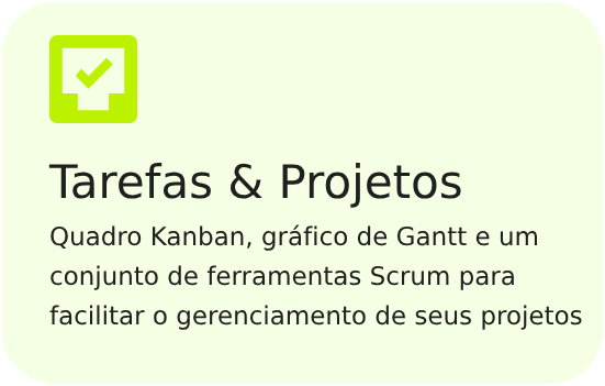 Tarefas e Projetos