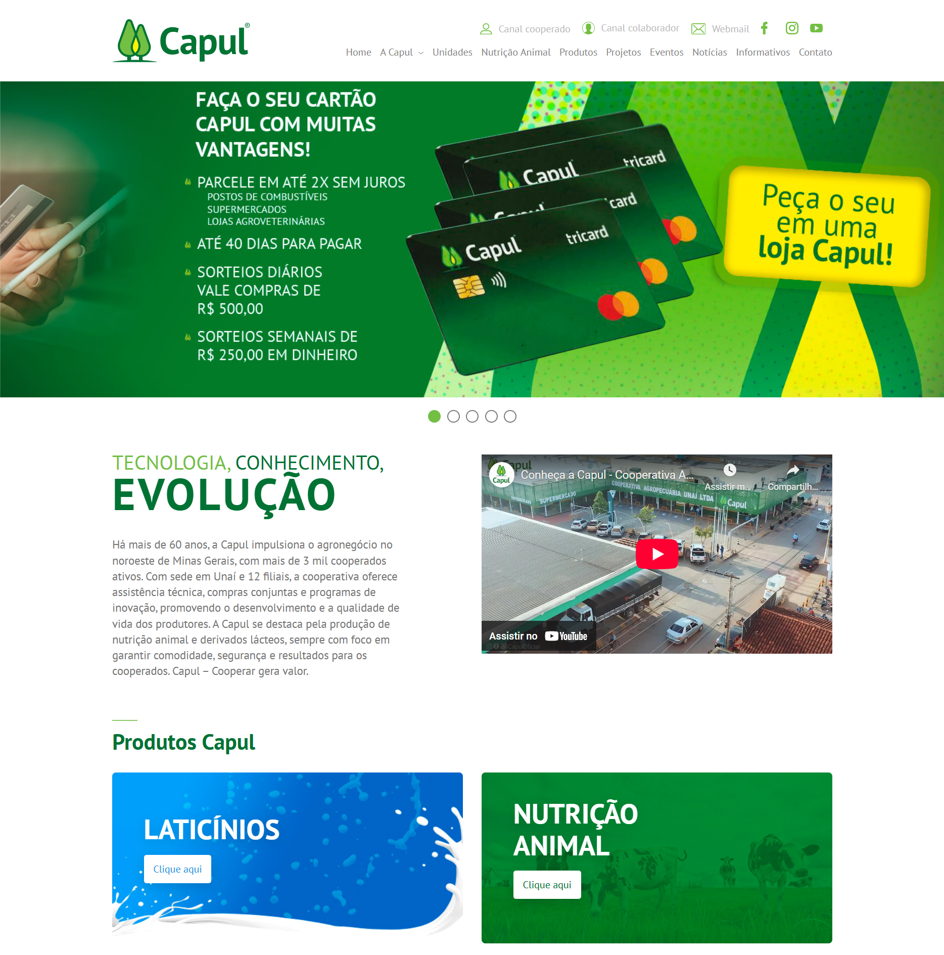 Projeto capul.coop.br