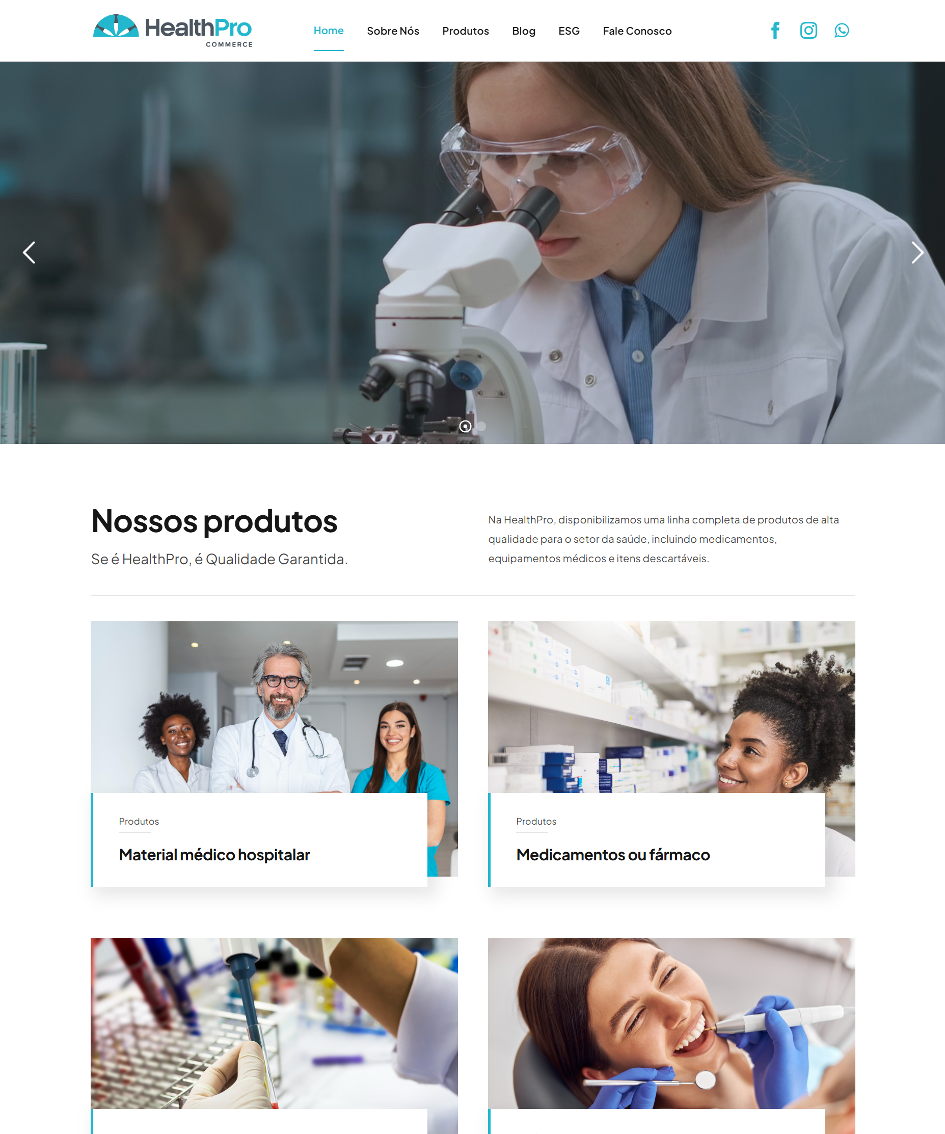 Projeto healthcommerce.com.br