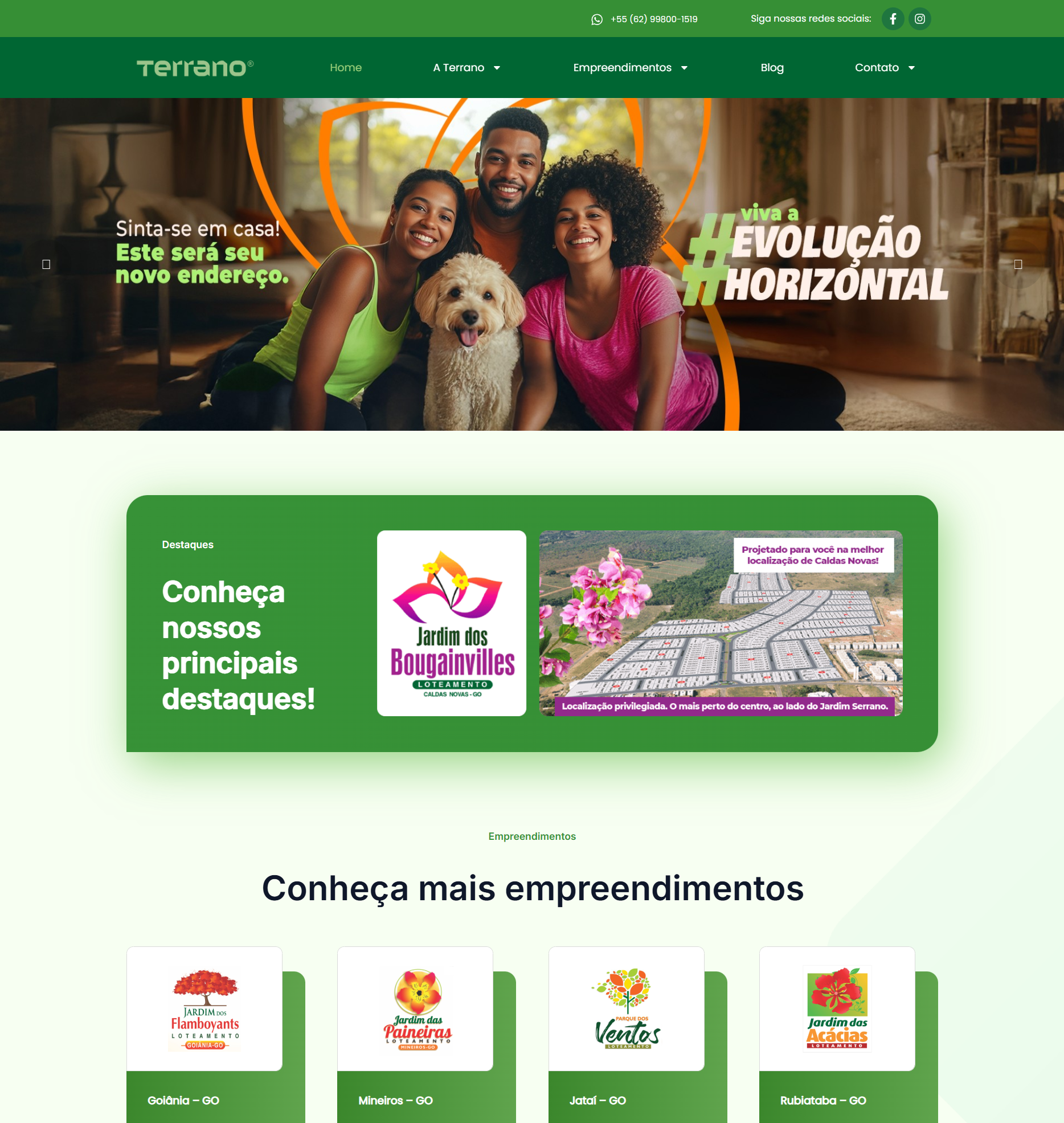 Projeto terranoempreendimentos.com.br